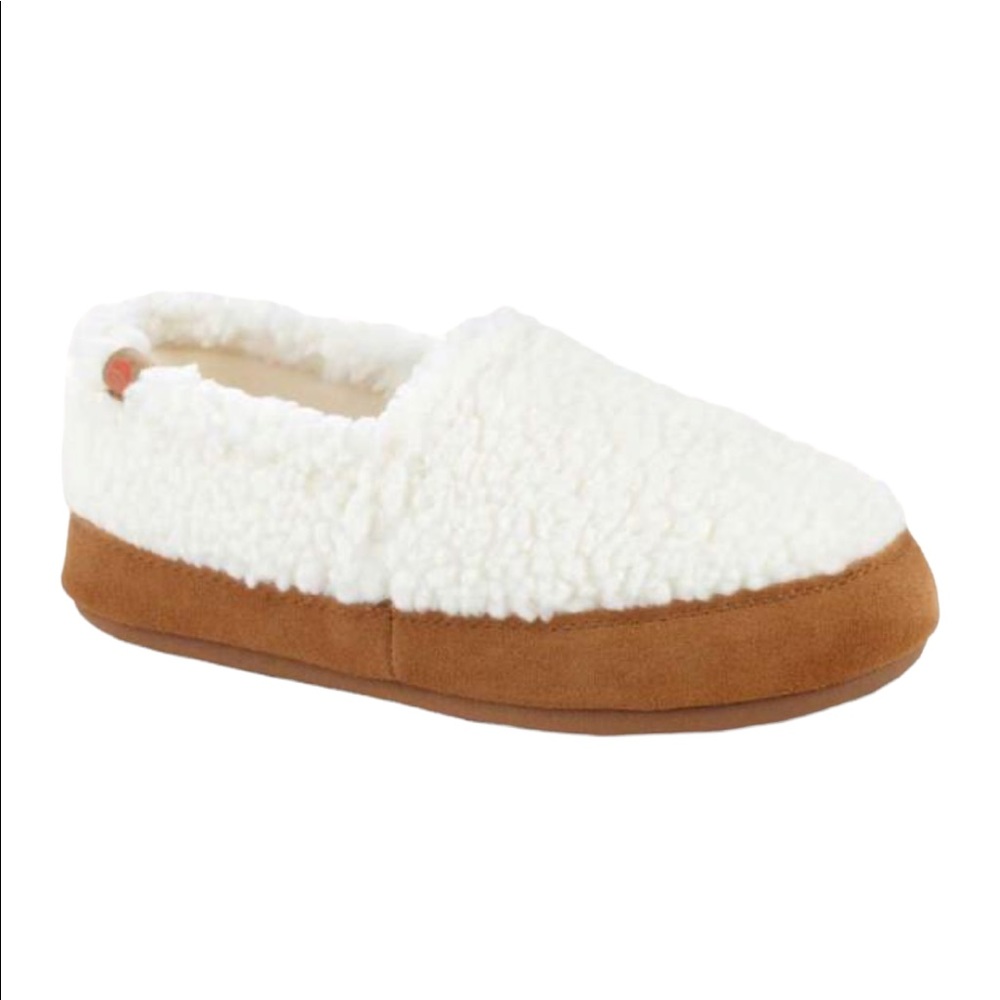 New Acorn Moc Buff Popcorn A10080ACC (Women's) Small 5-6 Indoor Outdoor Slippers